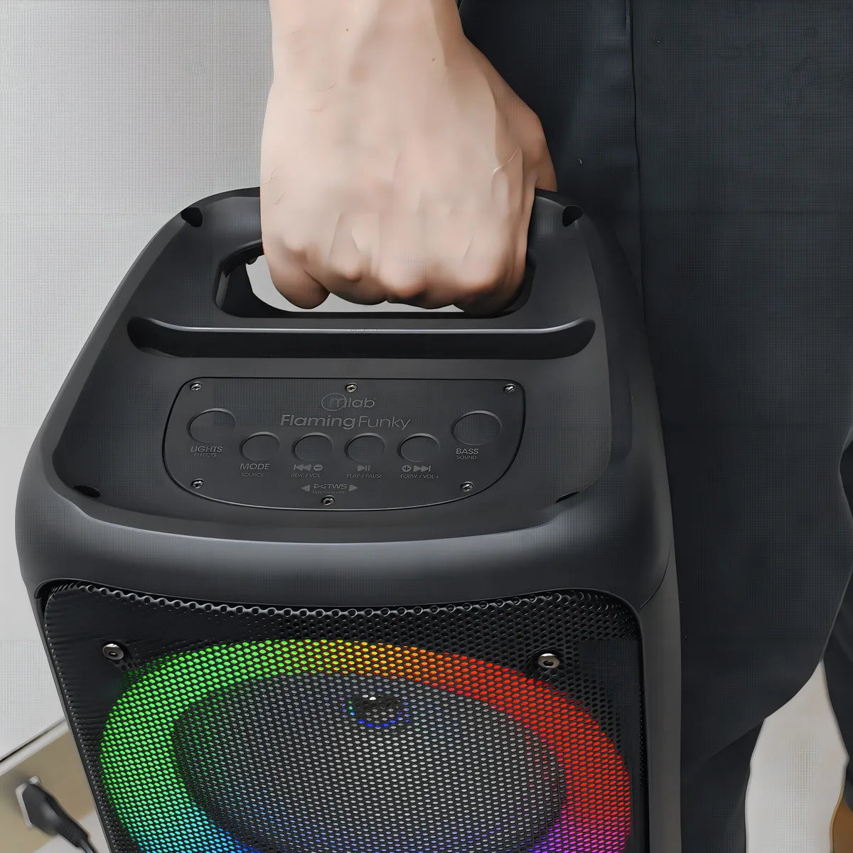 Parlante Bluetooth MLAB Funky Flaming Colorfeel