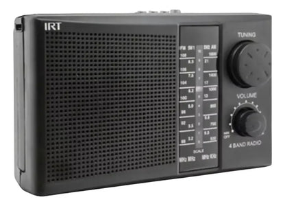 Radio Portátil Recargable IRT FM / AM USB MP3 con Pilas