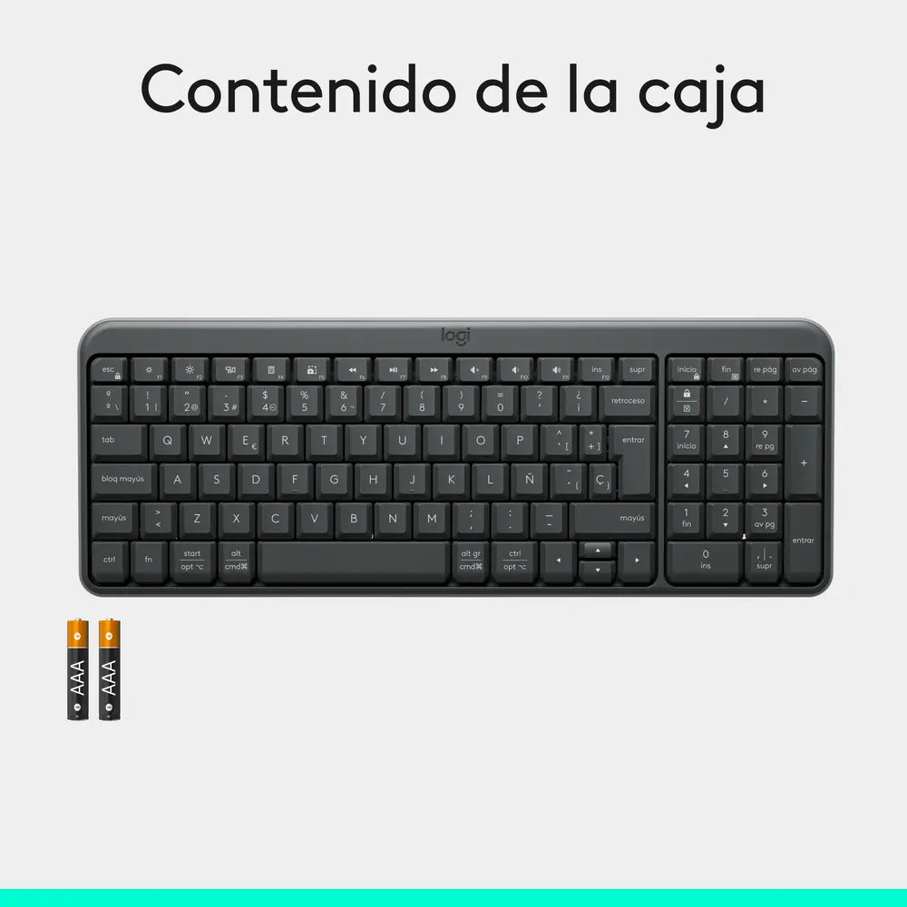 Teclado Inalámbrico Bluetooth Logitech K250 Negro