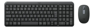 Kit Teclado + Mouse Inalámbrico Bluetooth Logitech MK250 Español Negro
