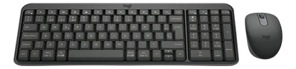 Kit Teclado + Mouse Inalámbrico Bluetooth Logitech MK250 Español Negro