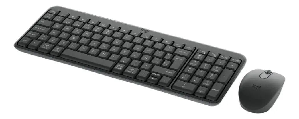 Kit Teclado + Mouse Inalámbrico Bluetooth Logitech MK250 Español Negro