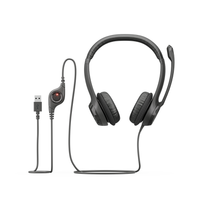 Audífonos Logitech H390 Negro