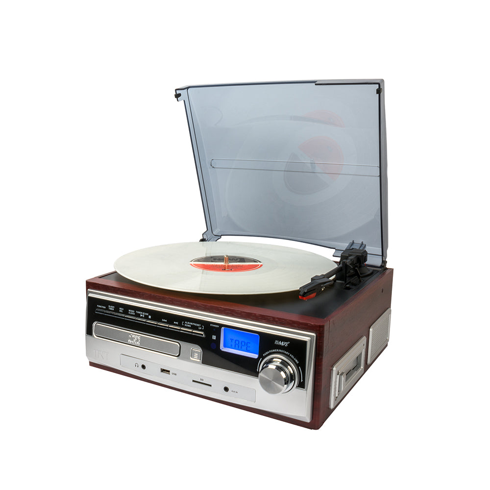 Tornamesa IRT BT-Aux-Cassette-CD-USB-SD-FM