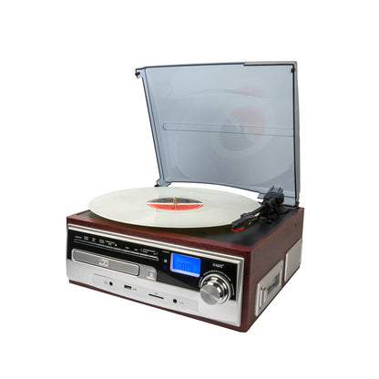 Tornamesa IRT BT-Aux-Cassette-CD-USB-SD-FM