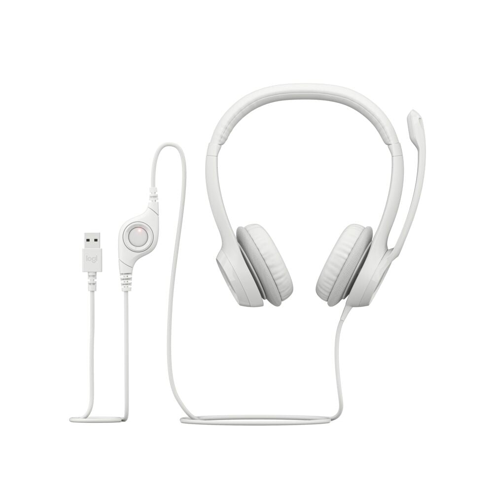 Audífono Logitech H390 Blanco