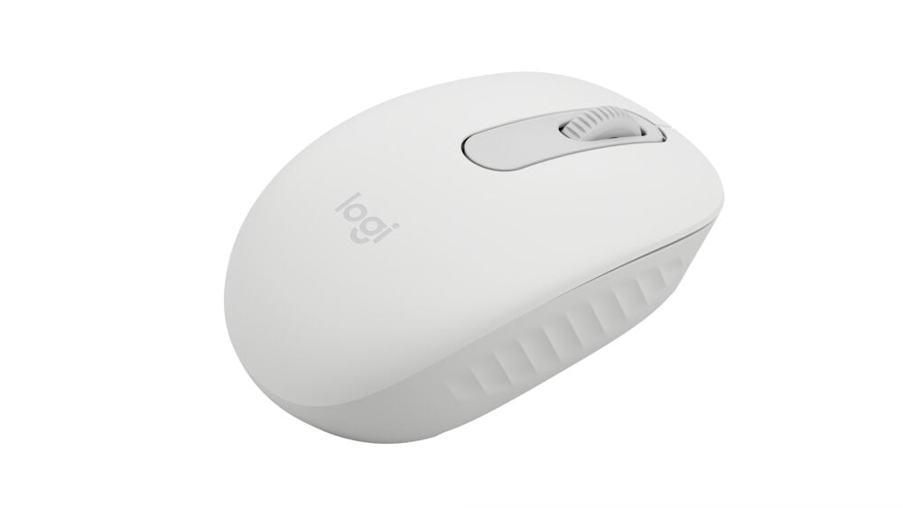 Mouse Bluetooth Logitech M196 Blanco - Inalámbrico Compacto Silent Click