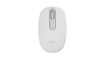 Mouse Bluetooth Logitech M196 Blanco - Inalámbrico Compacto Silent Click