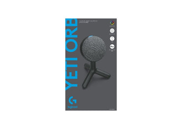 Microfono Gamer Logitech Yeti Orb RGB Negro