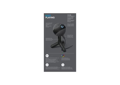 Microfono Gamer Logitech Yeti Orb RGB Negro