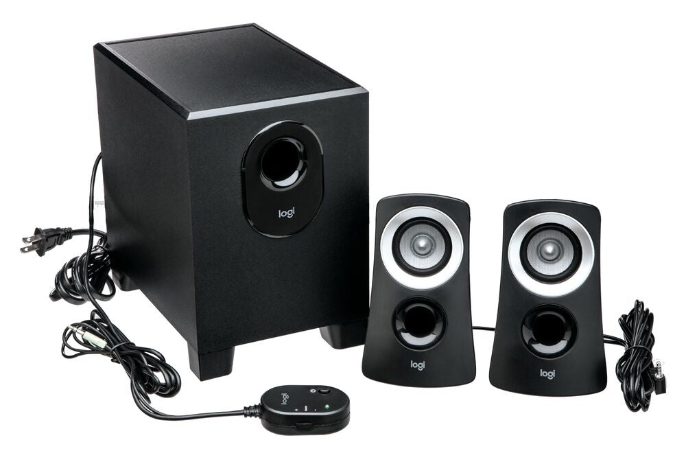 Parlantes Logitech Z313 2.1 con Subwoofer - 25W RMS Control Volumen Cable