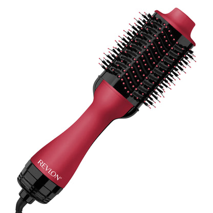 Cepillo Secador Y Voluminizador One step Revlon Rojo RVDR5222RLA.