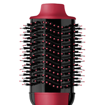 Cepillo Secador Y Voluminizador One step Revlon Rojo RVDR5222RLA.