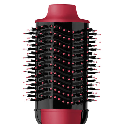 Cepillo Secador Y Voluminizador One step Revlon Rojo RVDR5222RLA.