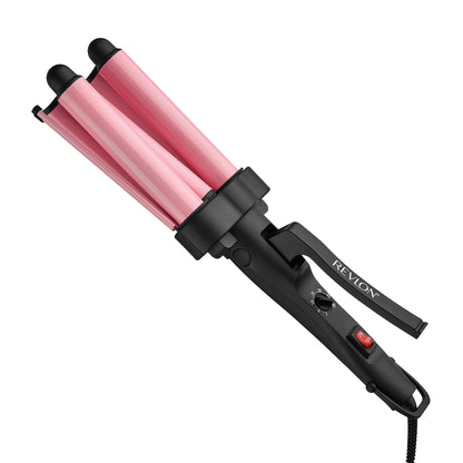 Ondulador Waver Jumbo De 3 Barriles Revlon Rosa