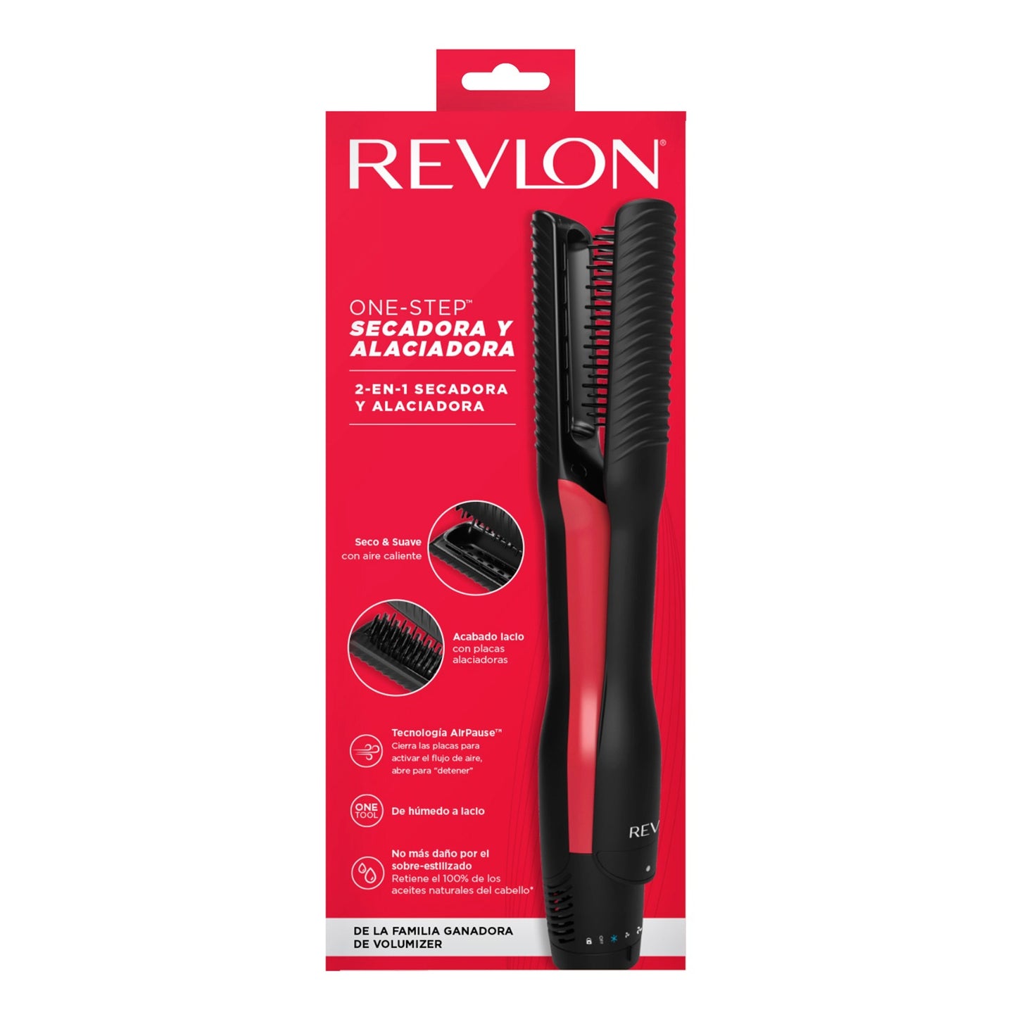Alisador y Secador Revlon 1000W 2 en 1 RVDR5330NLA2