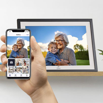 Marco Digital MLAB 10” WiFi App USB/SD Photo Frame Negro / Blanco PF-110W