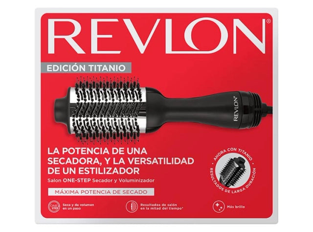 Cepillo Secador Voluminizador Revlon One-Step Titanium