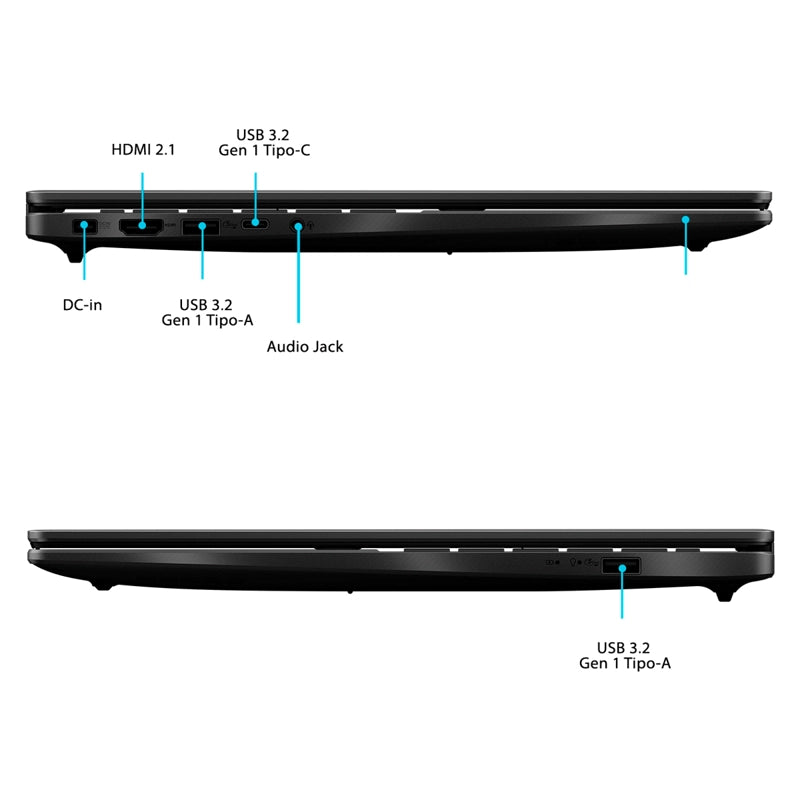 Notebook ASUS V16 Gaming V3607VU Core 7 16GB RAM 512GB SSD RTX 4050 16" 144Hz reacondicionado