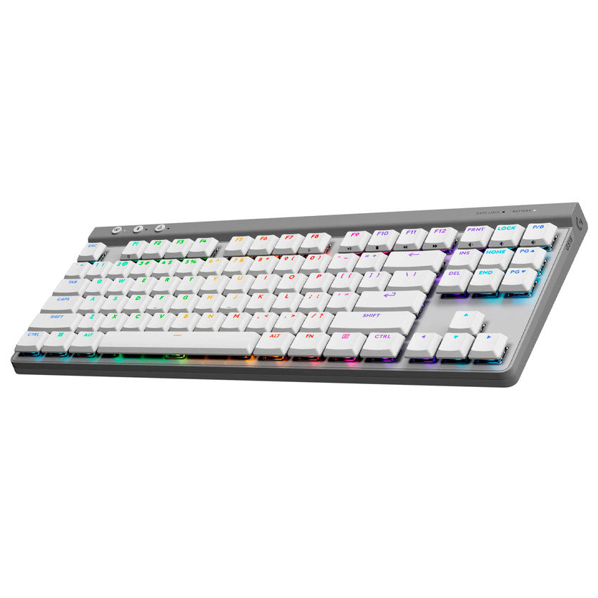 Teclado Gamer Inalámbrico Logitech G515 LIGHTSPEED TKL Blanco