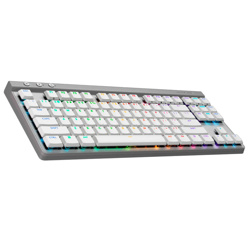 Teclado Gamer Inalámbrico Logitech G515 LIGHTSPEED TKL Blanco