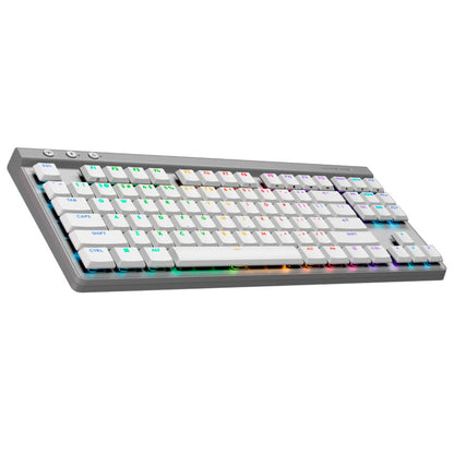 Teclado Gamer Inalámbrico Logitech G515 LIGHTSPEED TKL Blanco