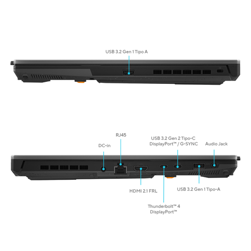 Notebook Gamer ASUS TUF Gaming F15, i7-13620H  reacondicionado