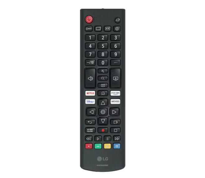 Control Smart TV LG Original con botón Netflix Amazon y Disney