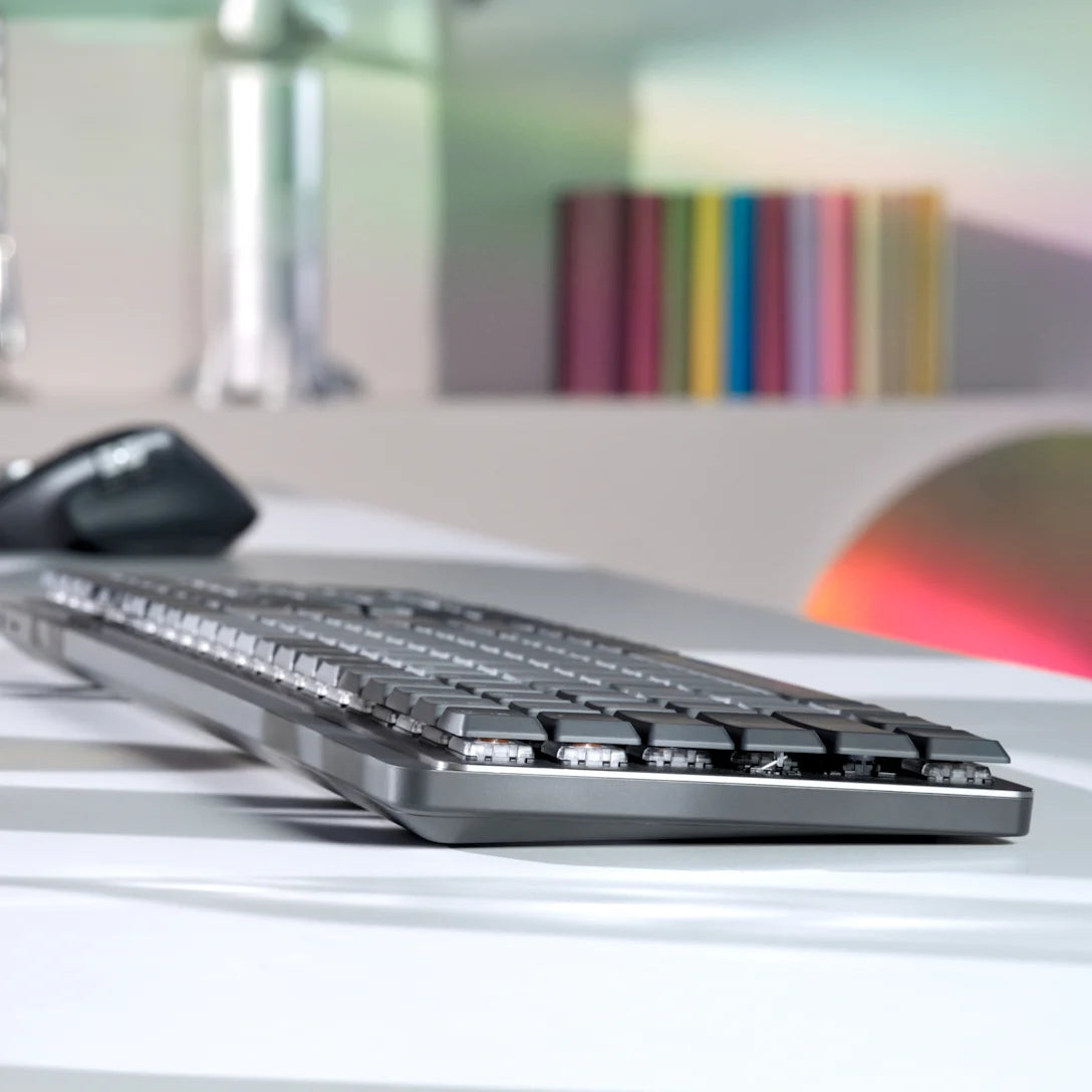 Teclado Mecánico Inalámbrico Logitech MX Mechanical Español – Grafito