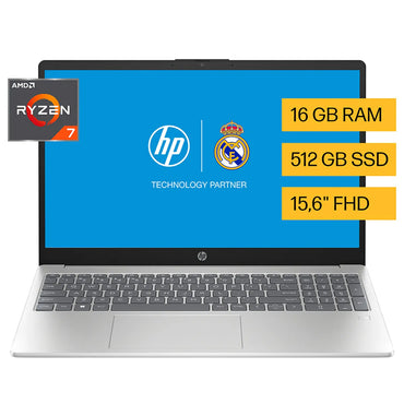 Notebook HP 15-fc0022la Reacondicionado | Ryzen 7 | 16GB RAM | 512GB SSD