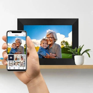 Marco Digital MLAB 10” WiFi App USB/SD Photo Frame Negro PF-100W