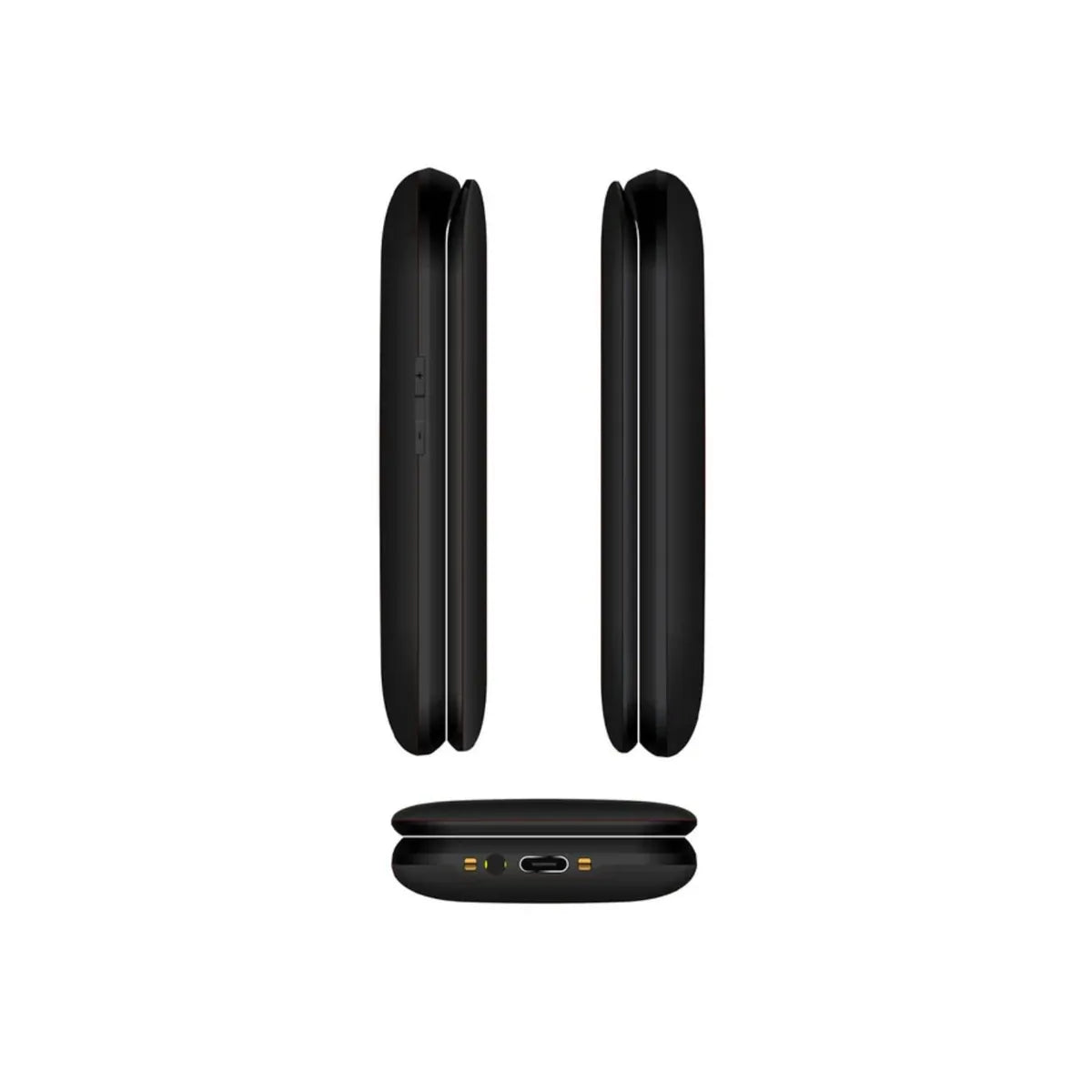 Teléfono Senior MLAB Shell 4G SOS 2.8” Plegable Negro