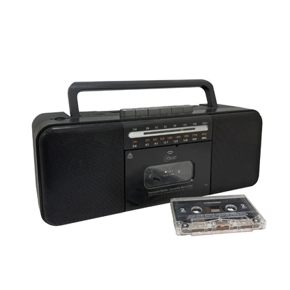 Radio Portátil Retro Cassette 1980’s 3 Bandas Bluetooth USB Recargable MLAB CF-28