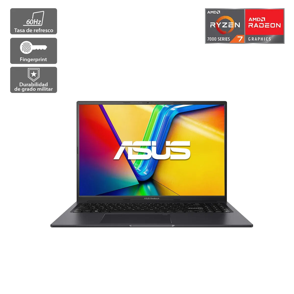 Notebook ASUS Vivobook 16X Ryzen 7 16GB RAM 512GB SSD 16" WUXGA IPS reacondicionado
